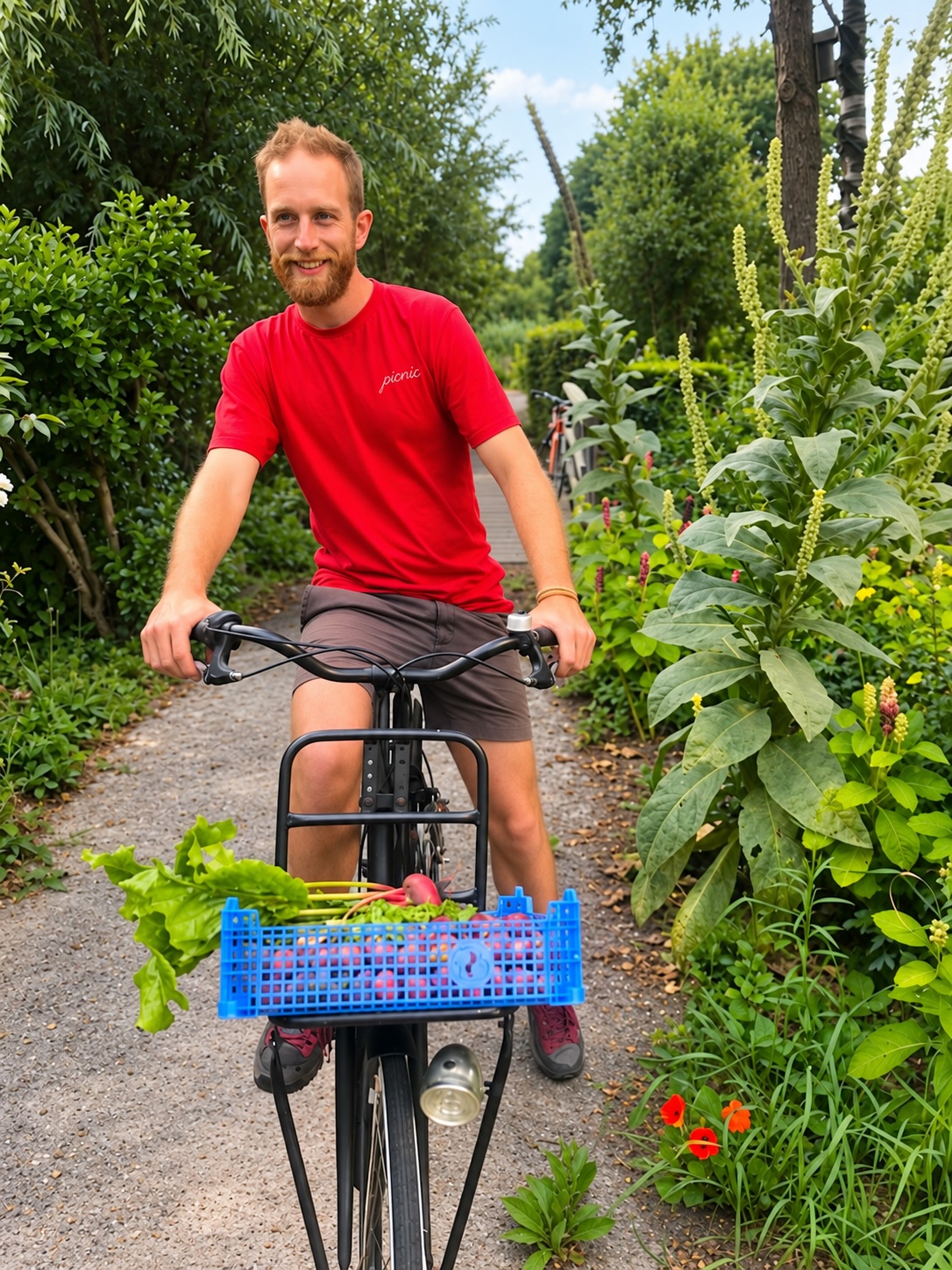 Profielfoto ecologisch hovenier en tuinontwerper Abel de Vries van Tuinen met Toekomst in Breda.